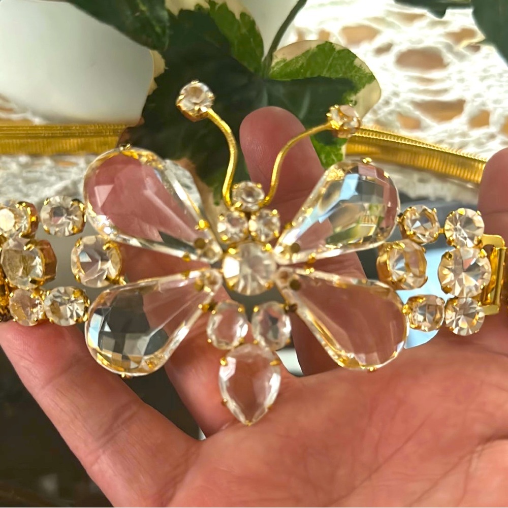 RARE BOOK PIECE 1970’s SCHREINER Butterfly belt buckle